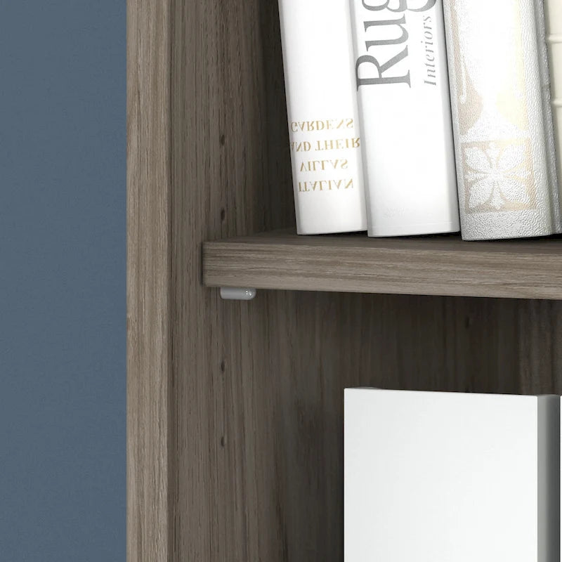 Studio C 5 Shelf Bookcase with Doors by Bush Business Furniture