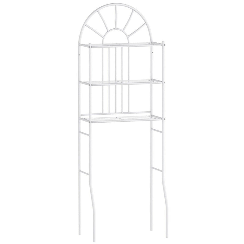 Costway 3 Shelf Over The Toilet Bathroom Space Saver Towel Storage