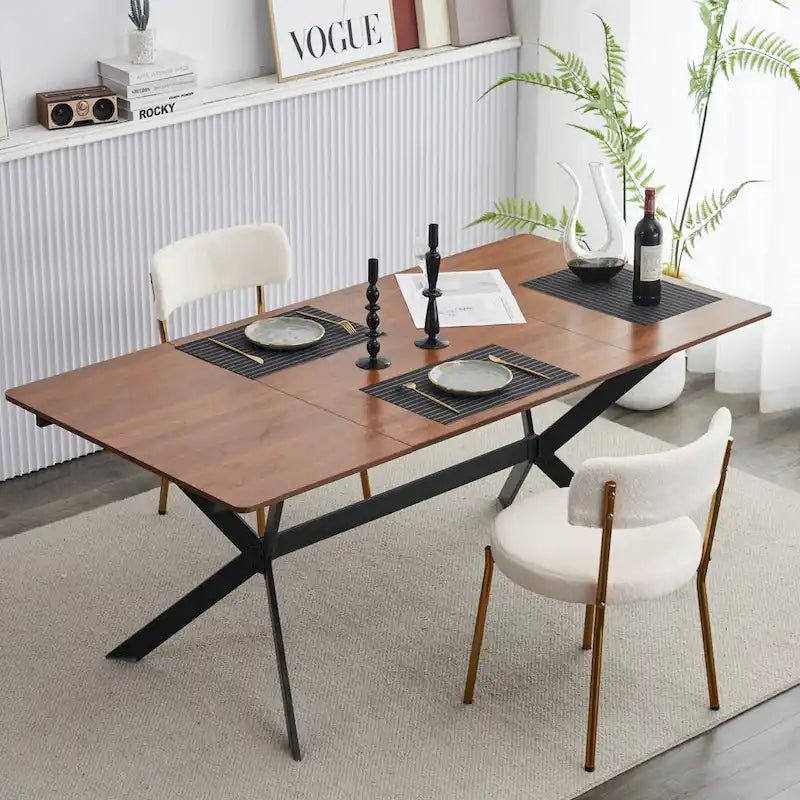 Set of 2 mid-century modern dining chairs