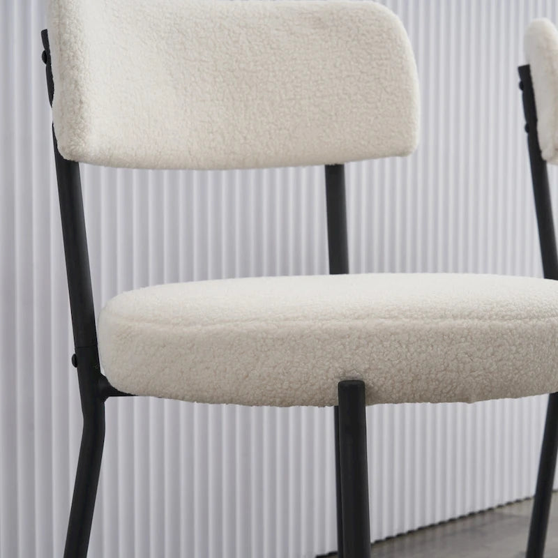 Set of 2 mid-century modern dining chairs