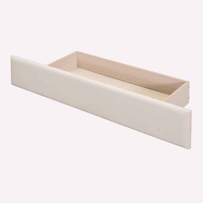 Full Size Storage Bed Velvet Upholstered with a Big Drawer