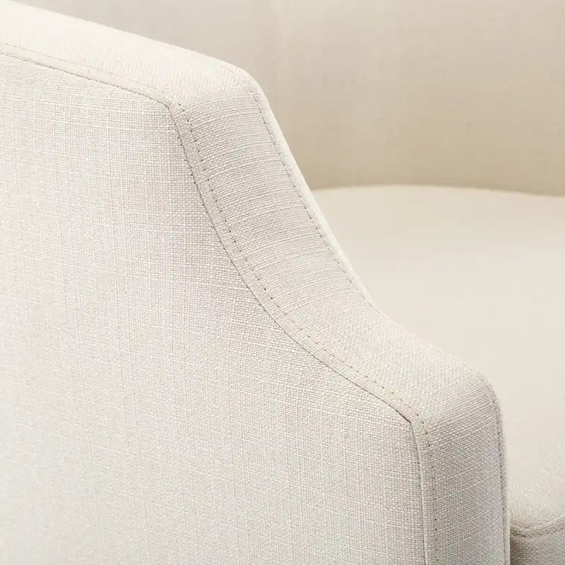 Swivel Glider Barrel Chair For Living Room