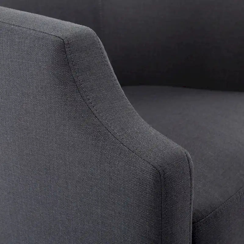 Swivel Glider Barrel Chair For Living Room