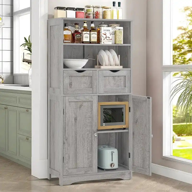 Tall Storage Cabinet - 11.8D x 23.6W x 49.6H